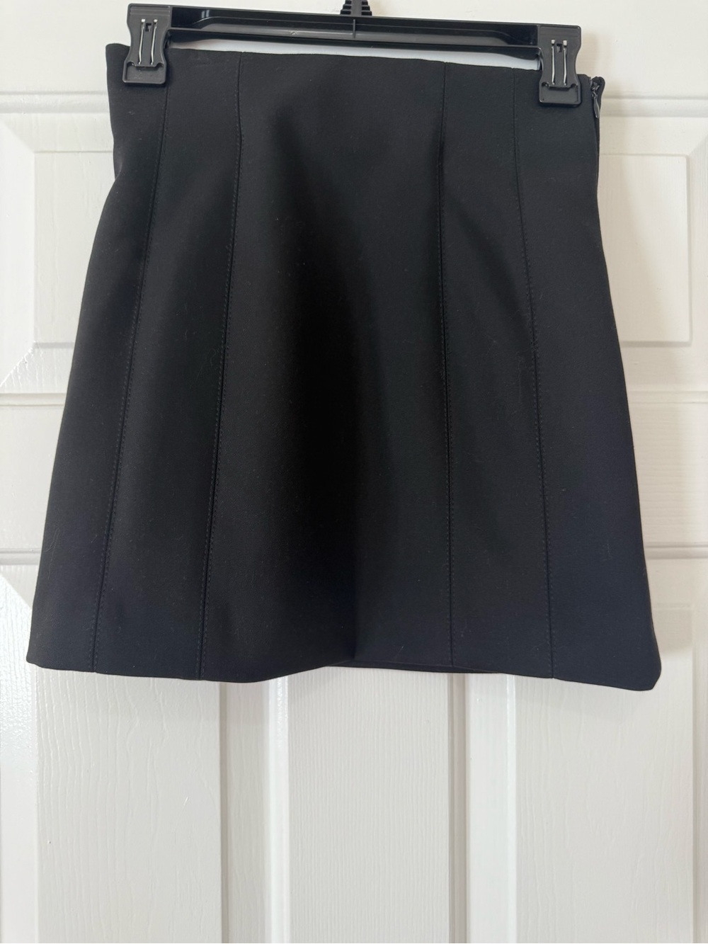 Zara Black Mini Skirt with Branded Waistband